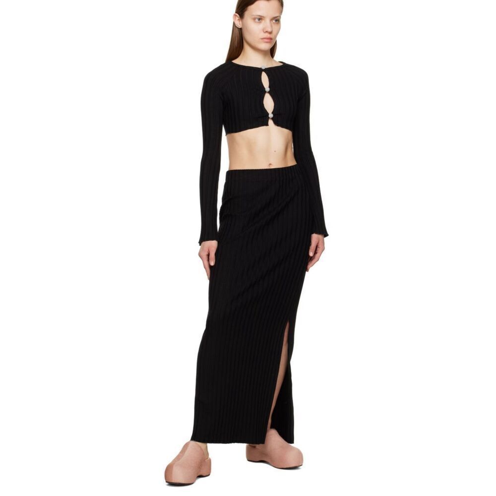 Simon Miller Nirvana Ribbed Crop Top - Picture 4 of 11